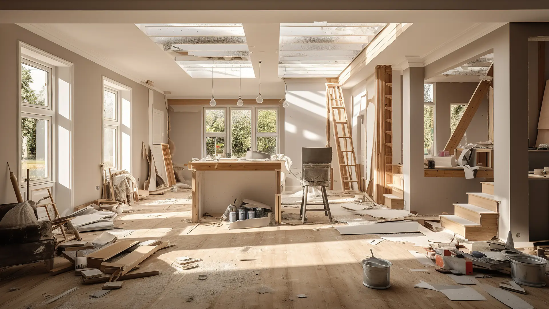 Renovations background